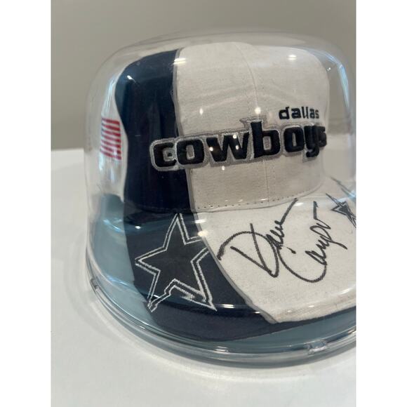 NWT Signed Dave Campo Dallas Cowboys Football Hat One Size JL - Picture 6 of 9